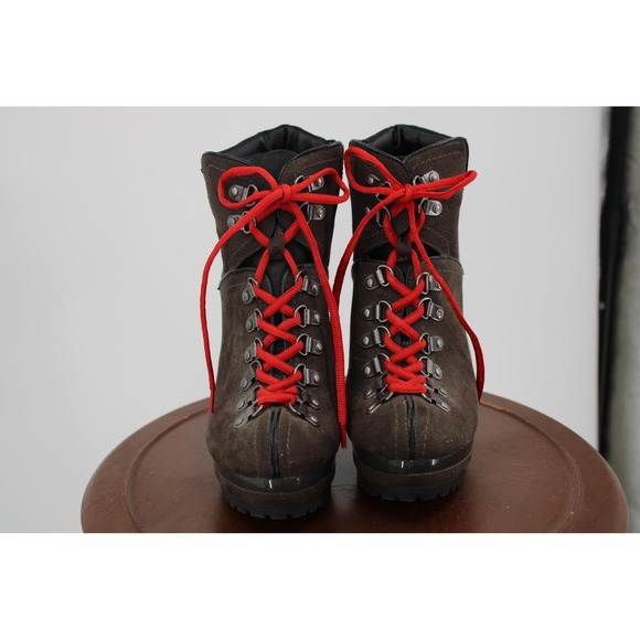 Xhilaration Boots Womens Size 7 Brown Ankle Lace Up Platform Stiletto Lug Sole - Picture 1 of 9